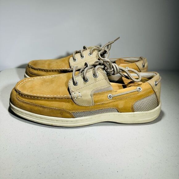 Dockers Men's Beacon Leather Casual Boat Shoes- Light Brown, US 11M - Picture 4 of 8
